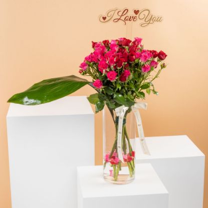 Picture of Eternal Romance Vase |Baby Rose