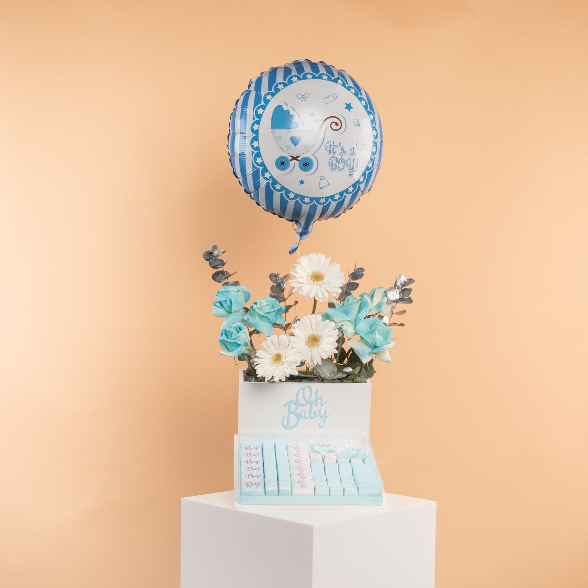Picture of Opera Welcome Baby Boy Chocolate Tray