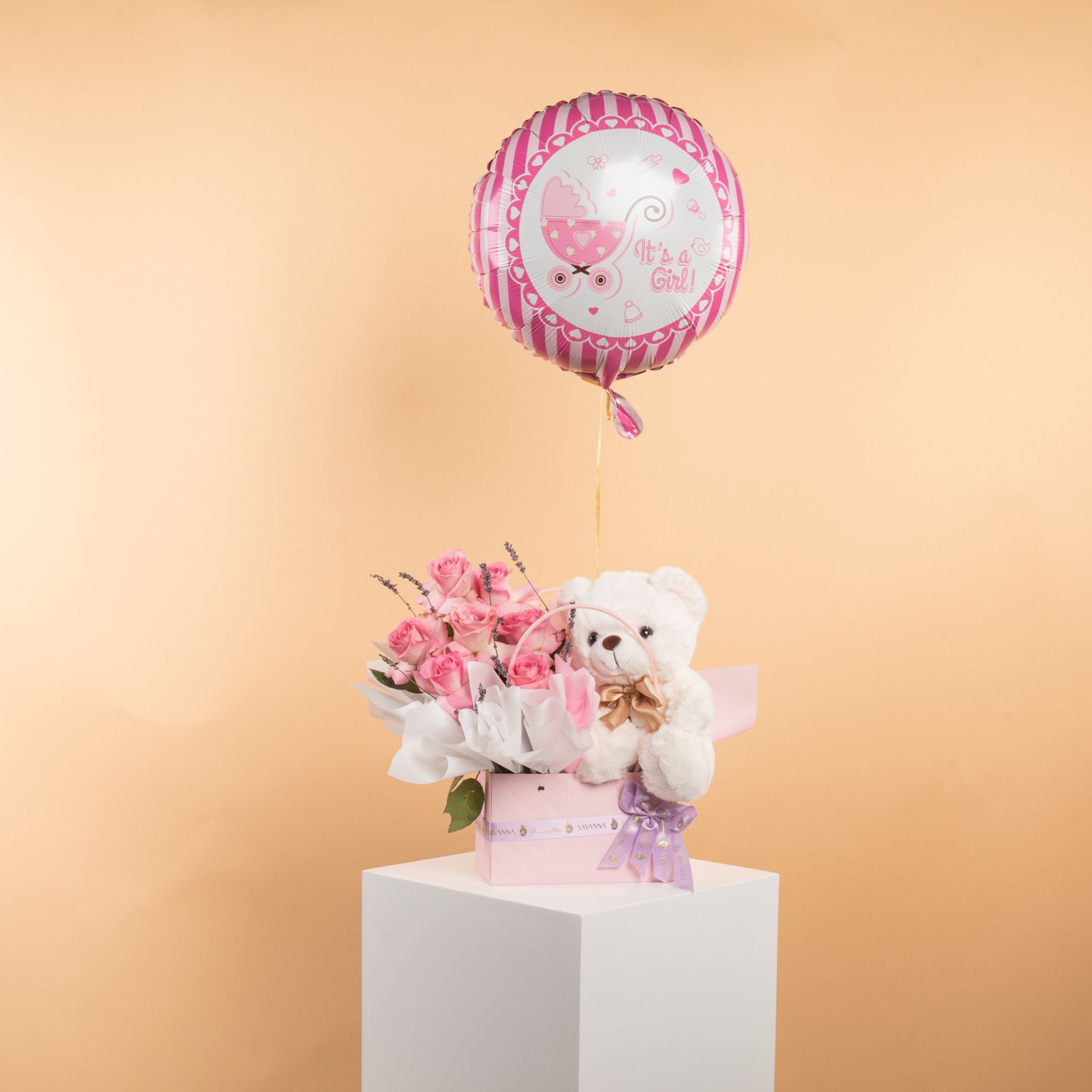 Picture of It’s a Girl Flowers Bag