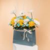 Picture of Welcome Baby Boy  Flowers Bag | Balloon