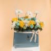Picture of Welcome Baby Boy  Flowers Bag | Balloon