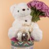 Picture of Savanna Birthday Flowers |Teddy Bear