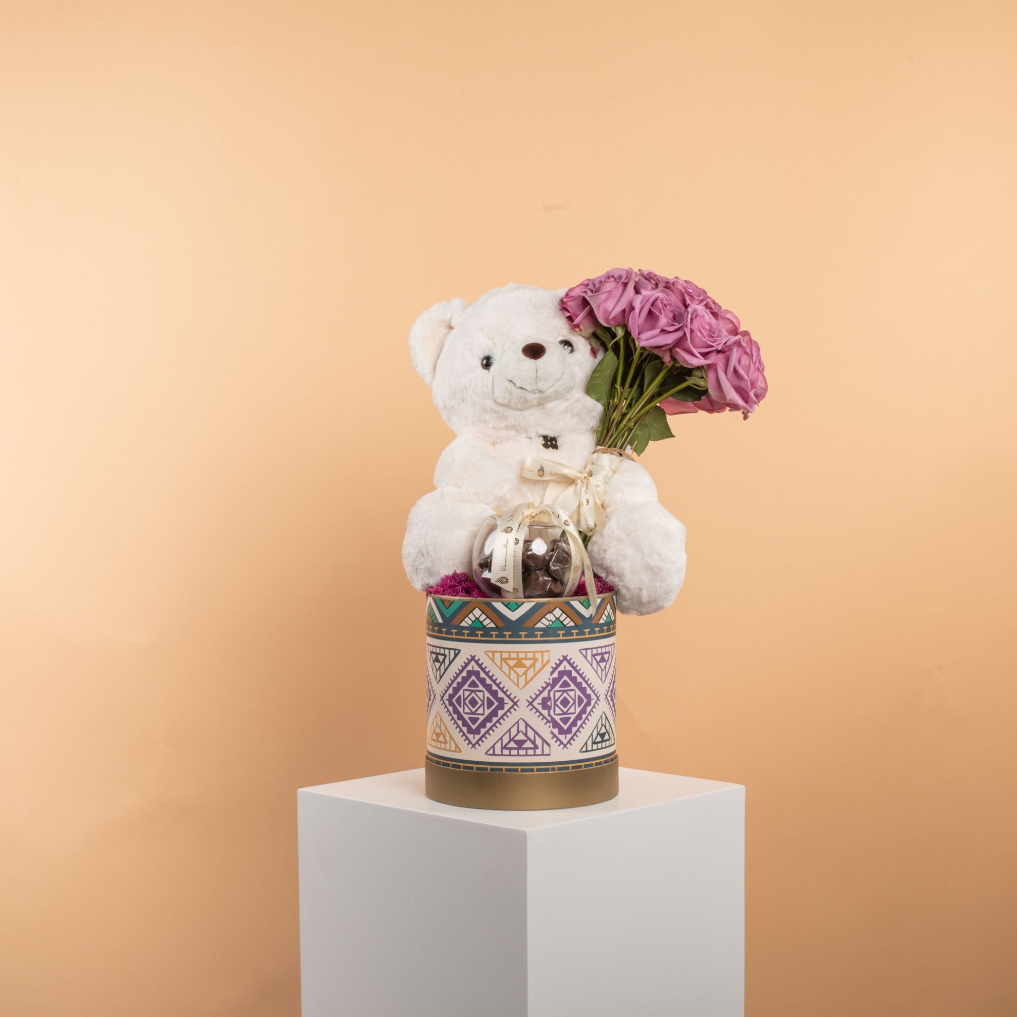 Picture of Savanna Birthday Flowers |Teddy Bear