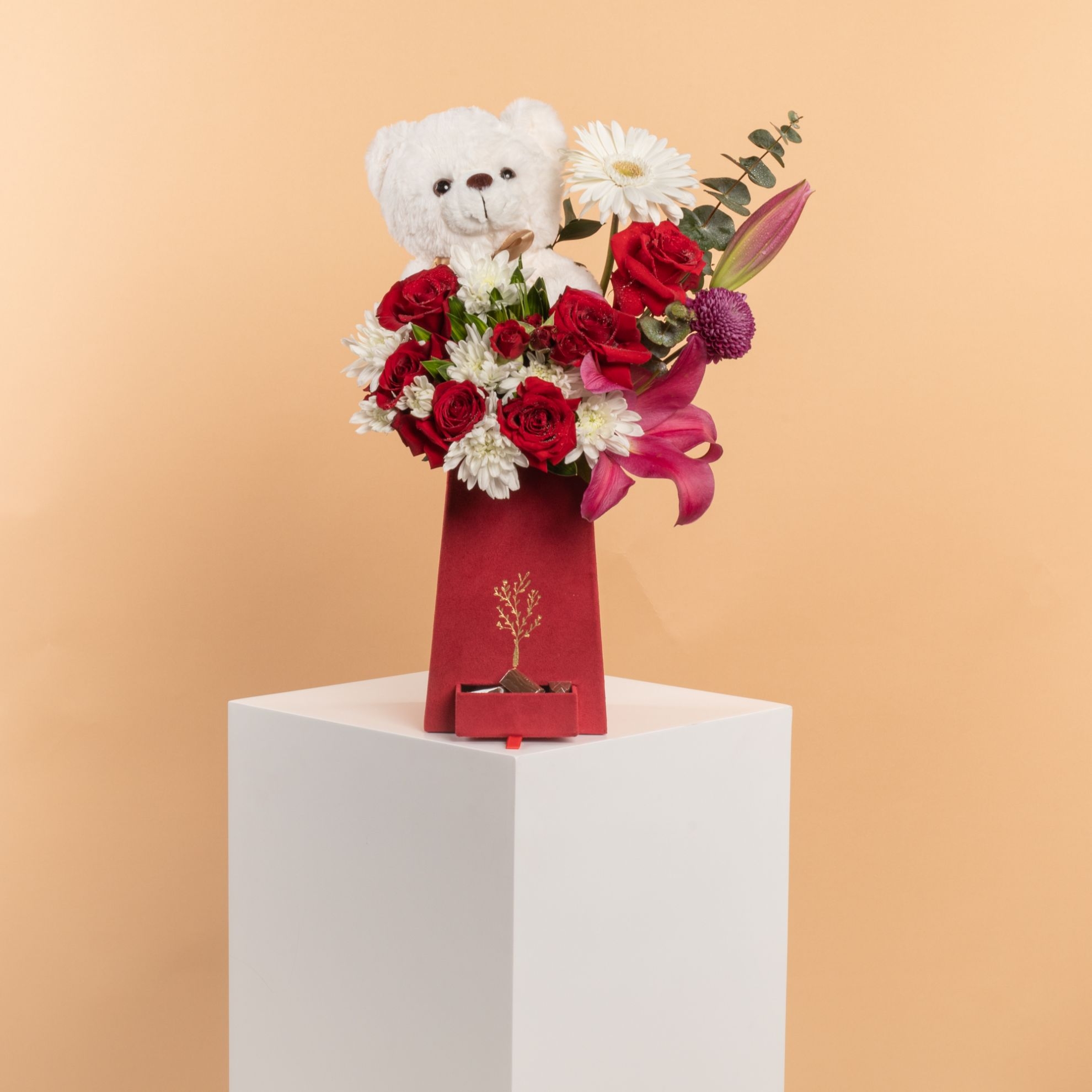 Picture of Savanna Birthday Gift | Teddy Bear | Chocolate