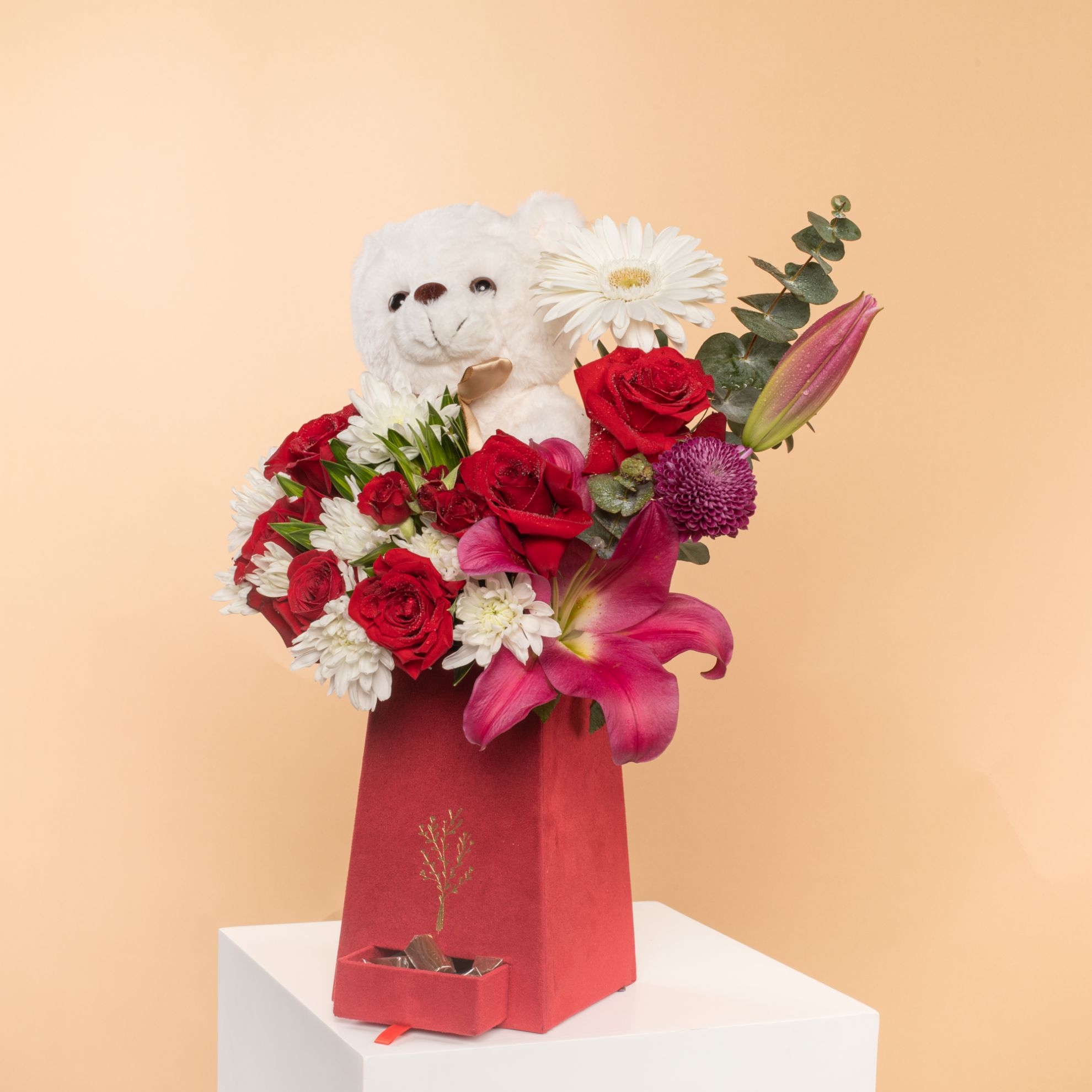 Picture of Savanna Birthday Gift | Teddy Bear | Chocolate