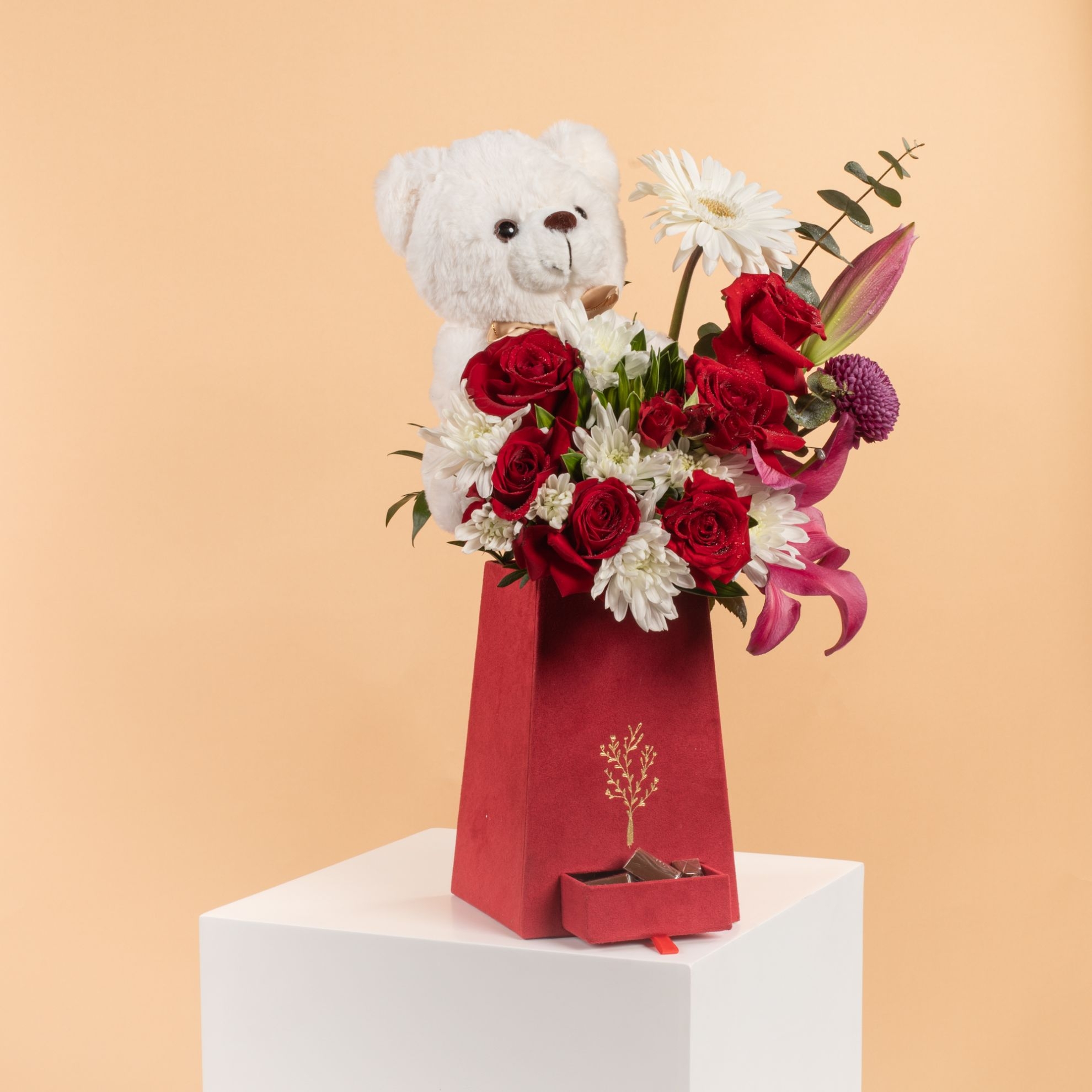 Picture of Savanna Birthday Gift | Teddy Bear | Chocolate