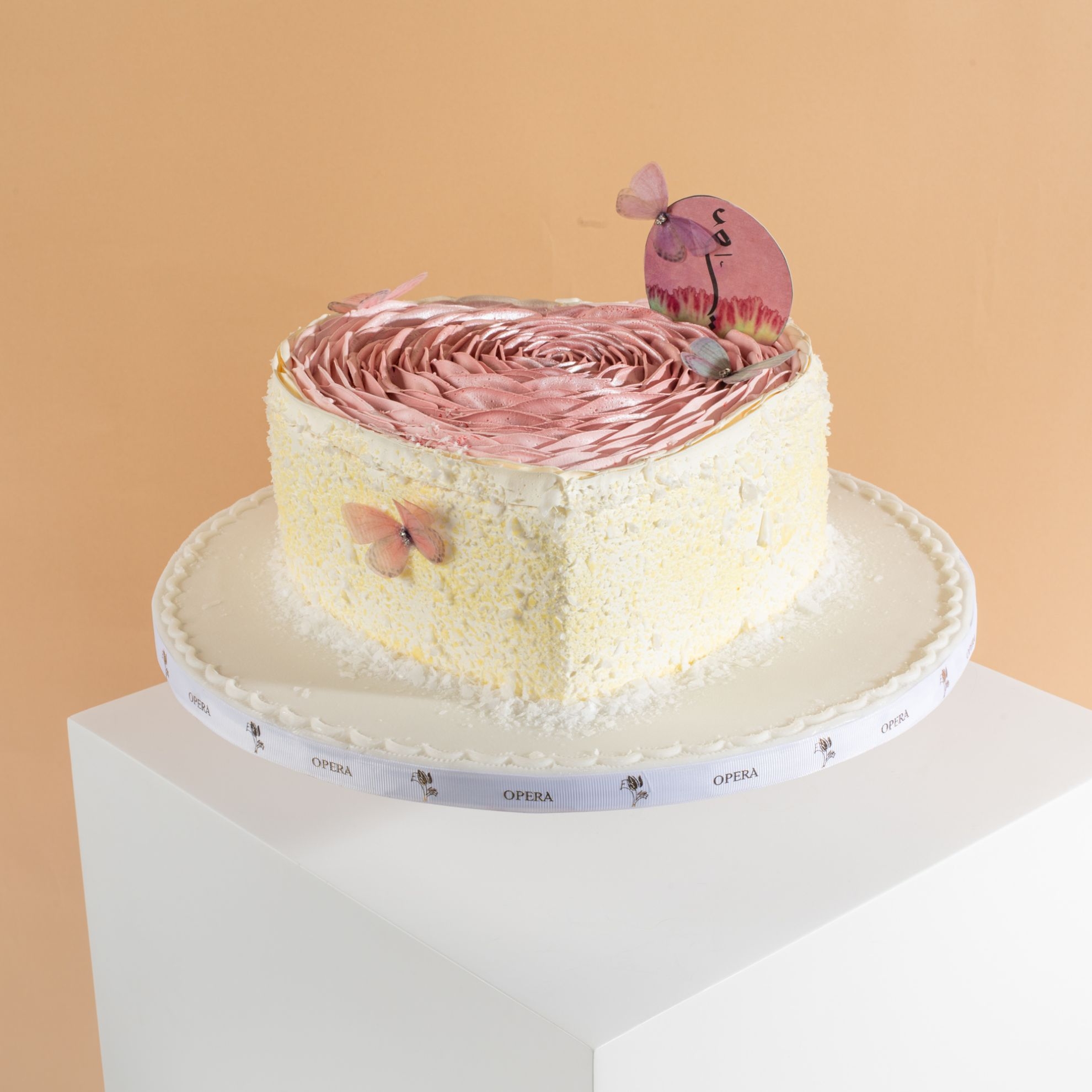 Picture of Opers Heart Cake For Mom |Chocolate and Vanilla