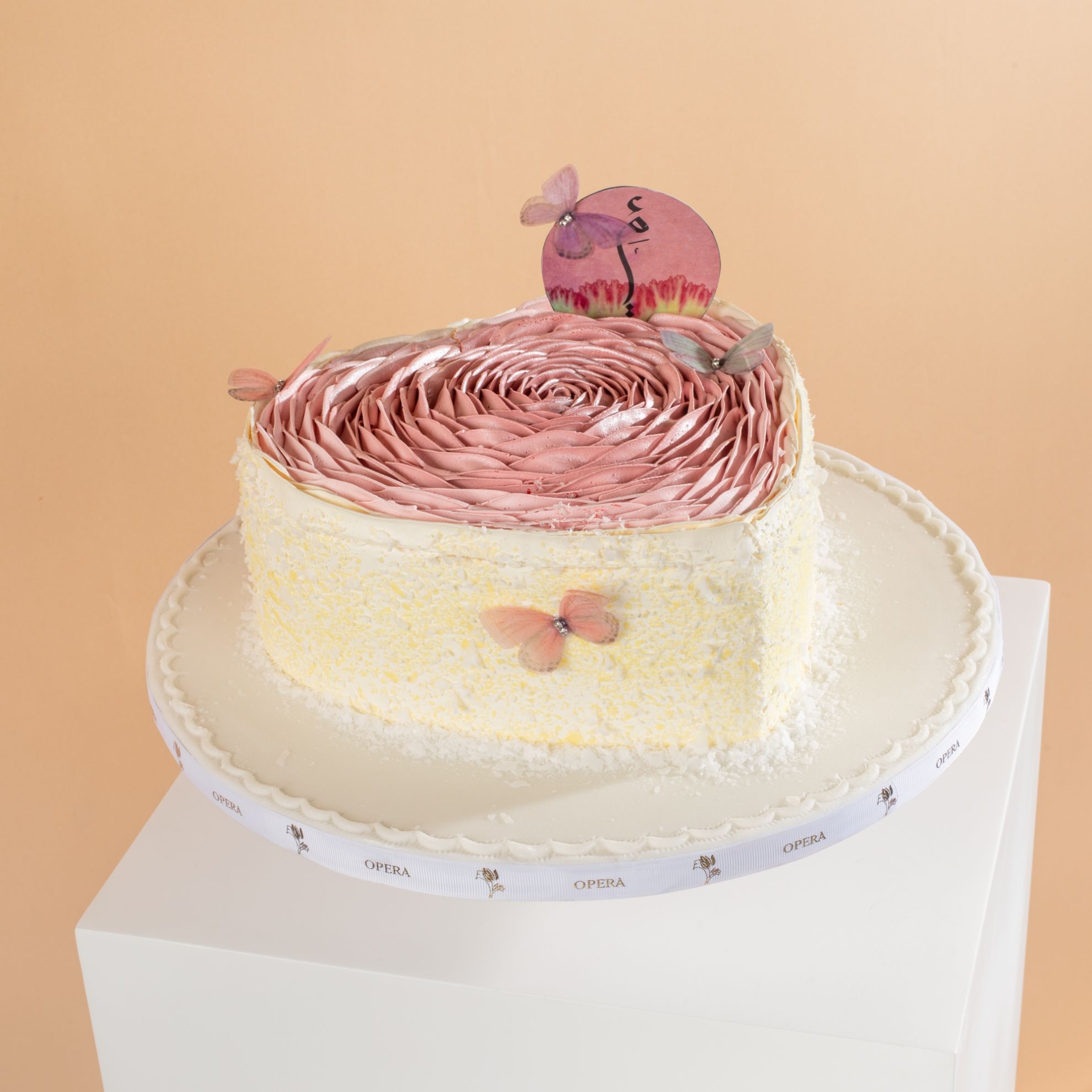 Picture of Opers Heart Cake For Mom |Chocolate and Vanilla