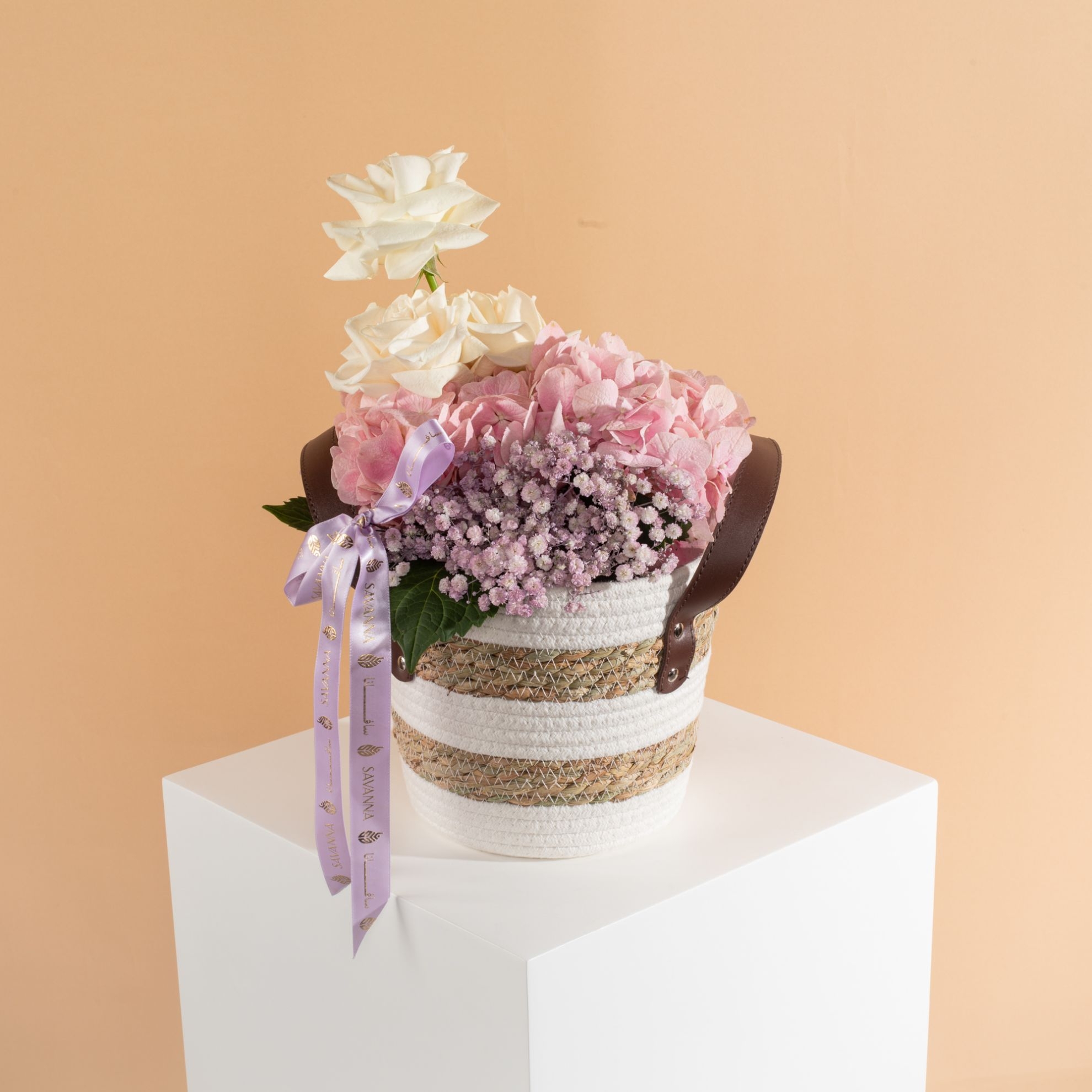Picture of Savanna Birthday Flowers Basket
