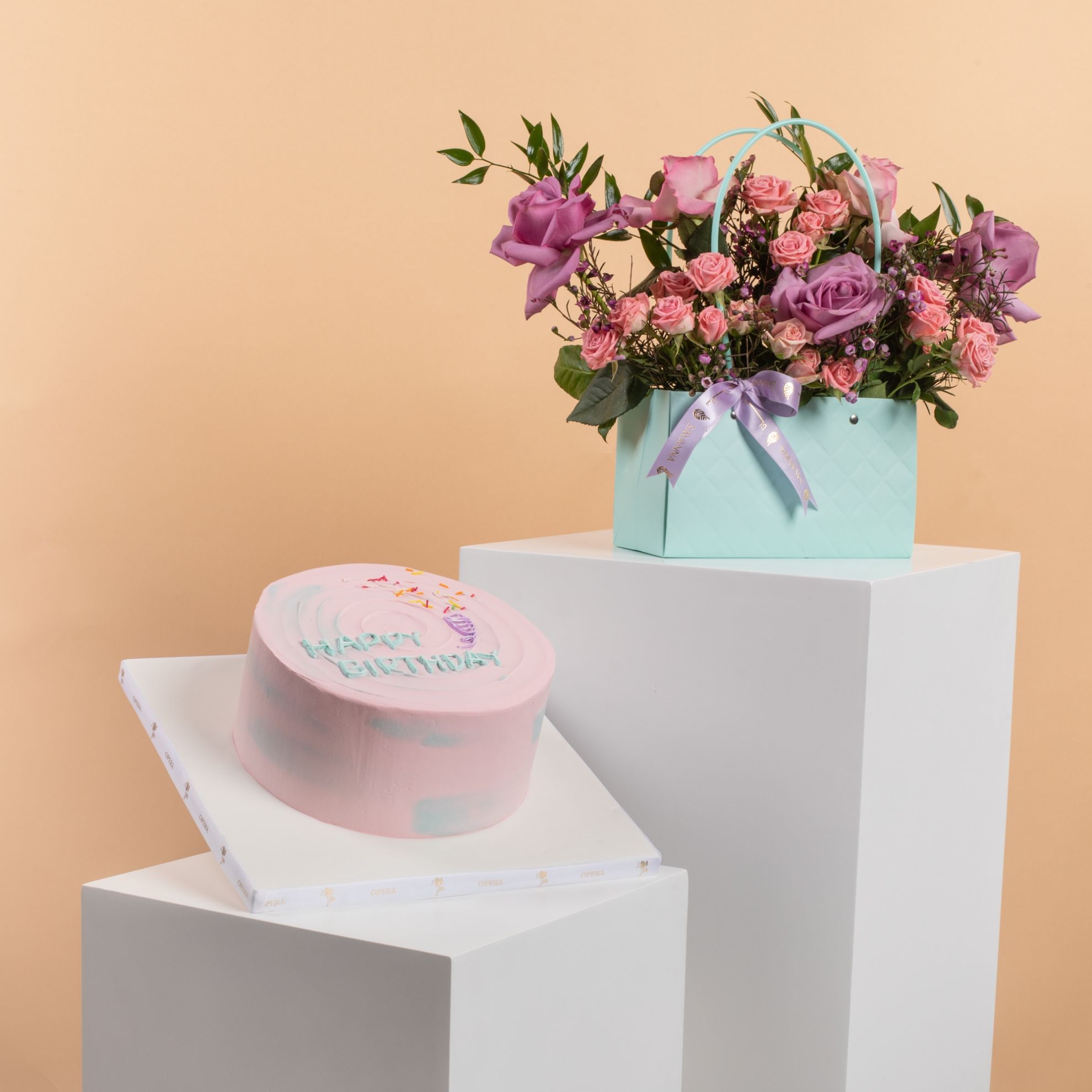 Picture of Opera Birthday Cake |Vanilla and Chocolate