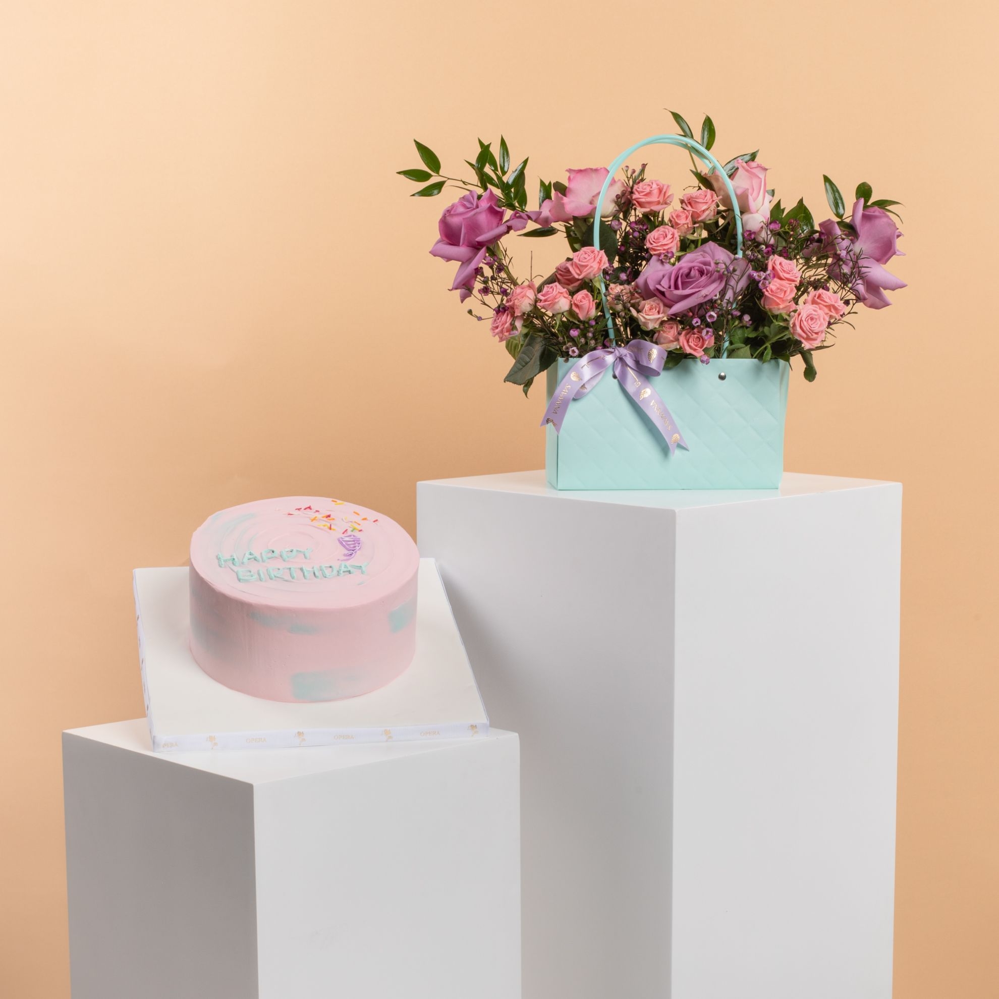 Picture of Opera Birthday Cake |Vanilla and Chocolate