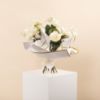 Picture of Savanna Graduation Bouquet |10 White Roses