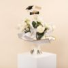 Picture of Savanna Graduation Bouquet |10 White Roses