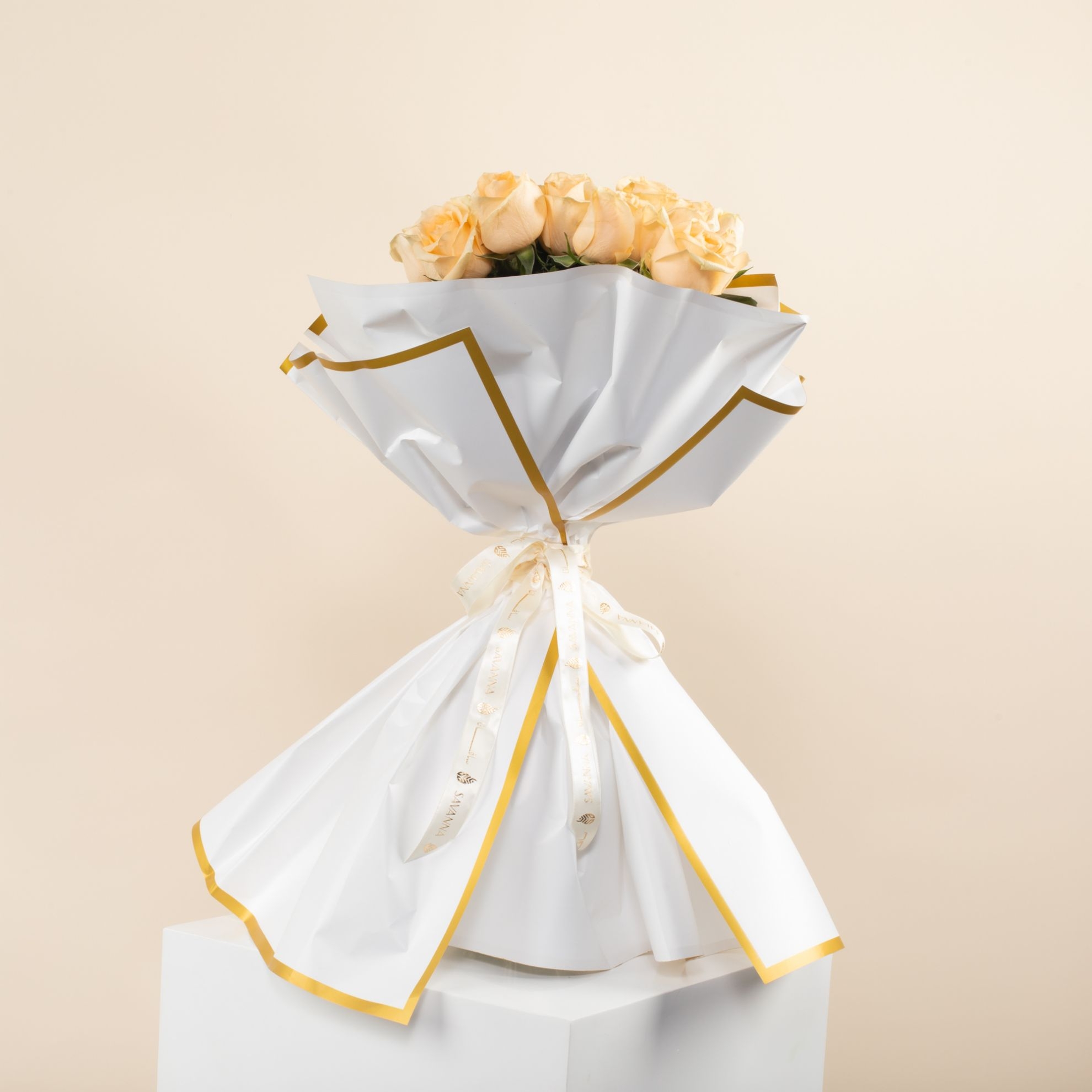 Picture of Savanna Get Well Soon Flowers | 25 Peach Roses