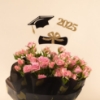 Picture of Baby Rose Pink Gratuation Flowers