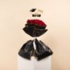 Picture of Savanna Graduation Hand Bouquet |25 Red Roses