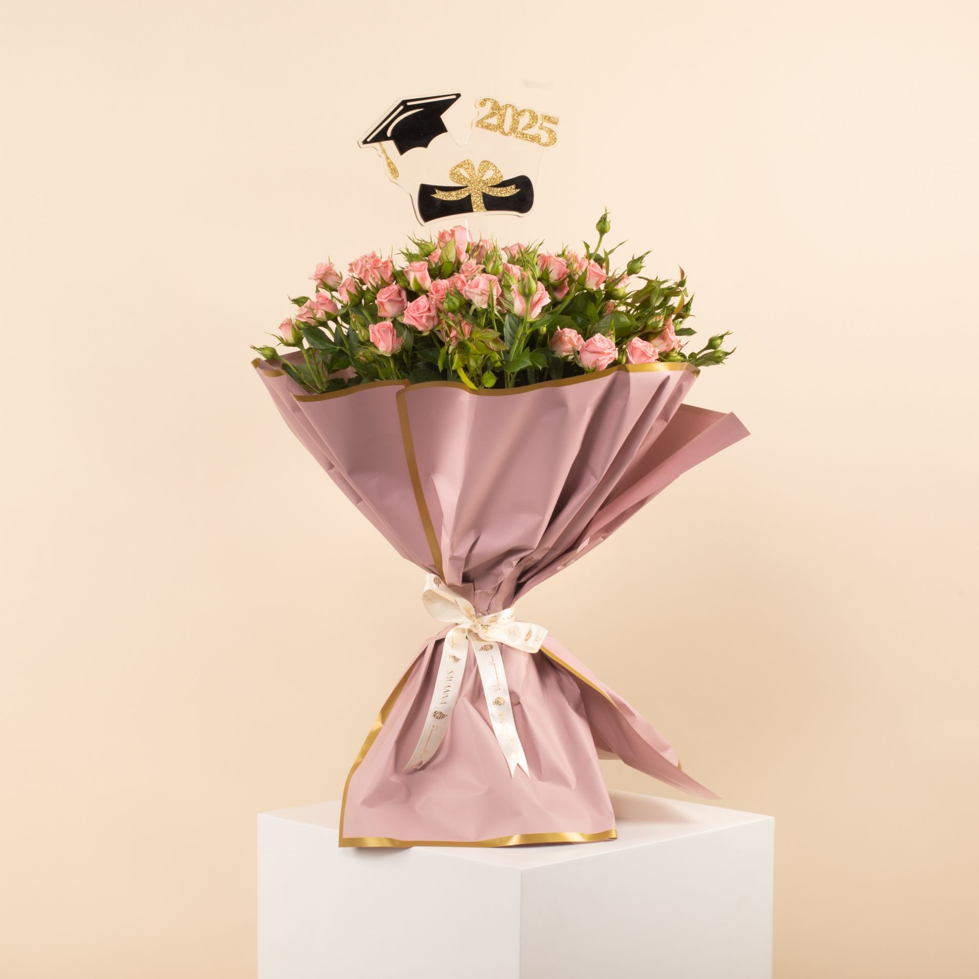 Picture of Graduation Baby Rose Pink Flowers