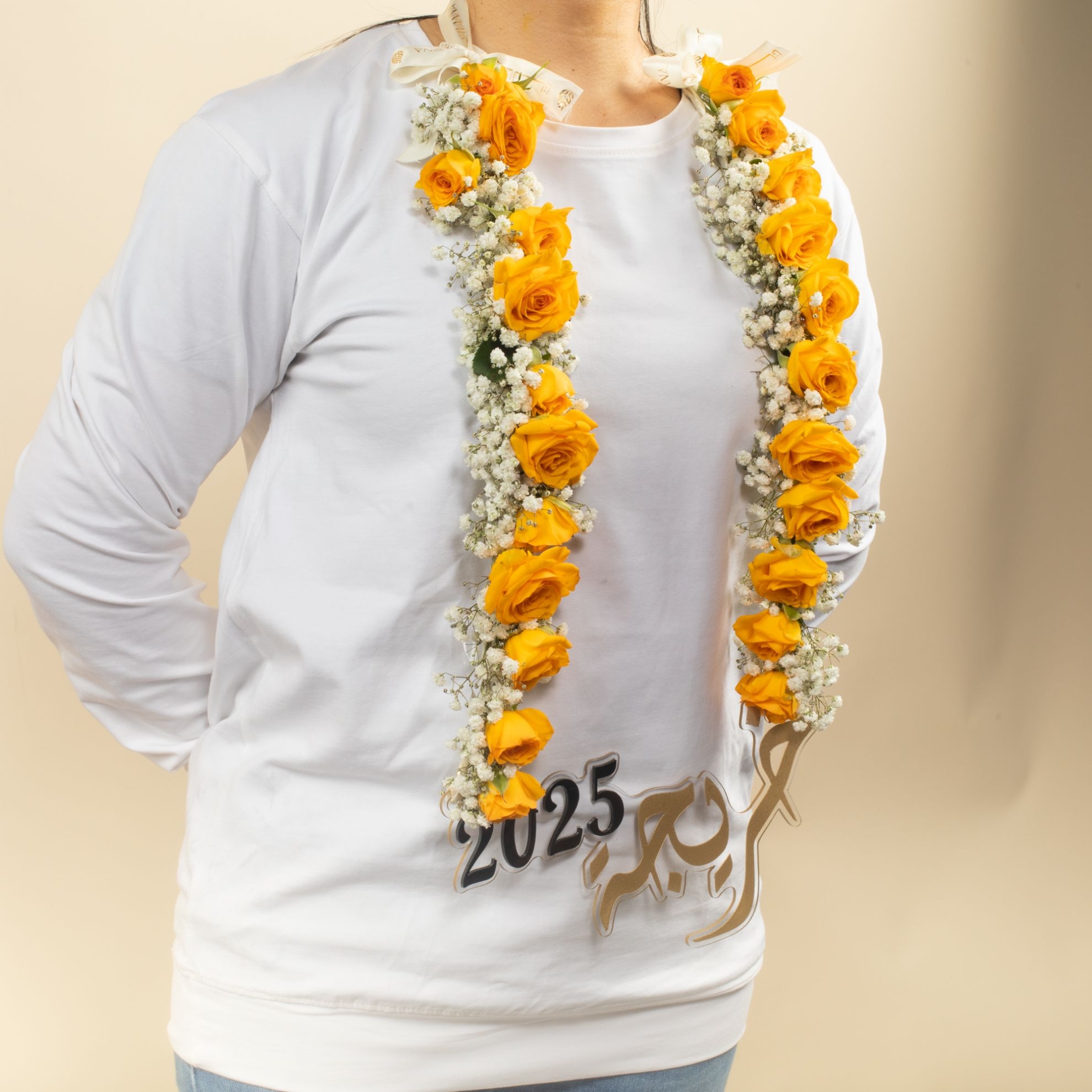 Picture of Graduation Necklace | Baby Roses yellow