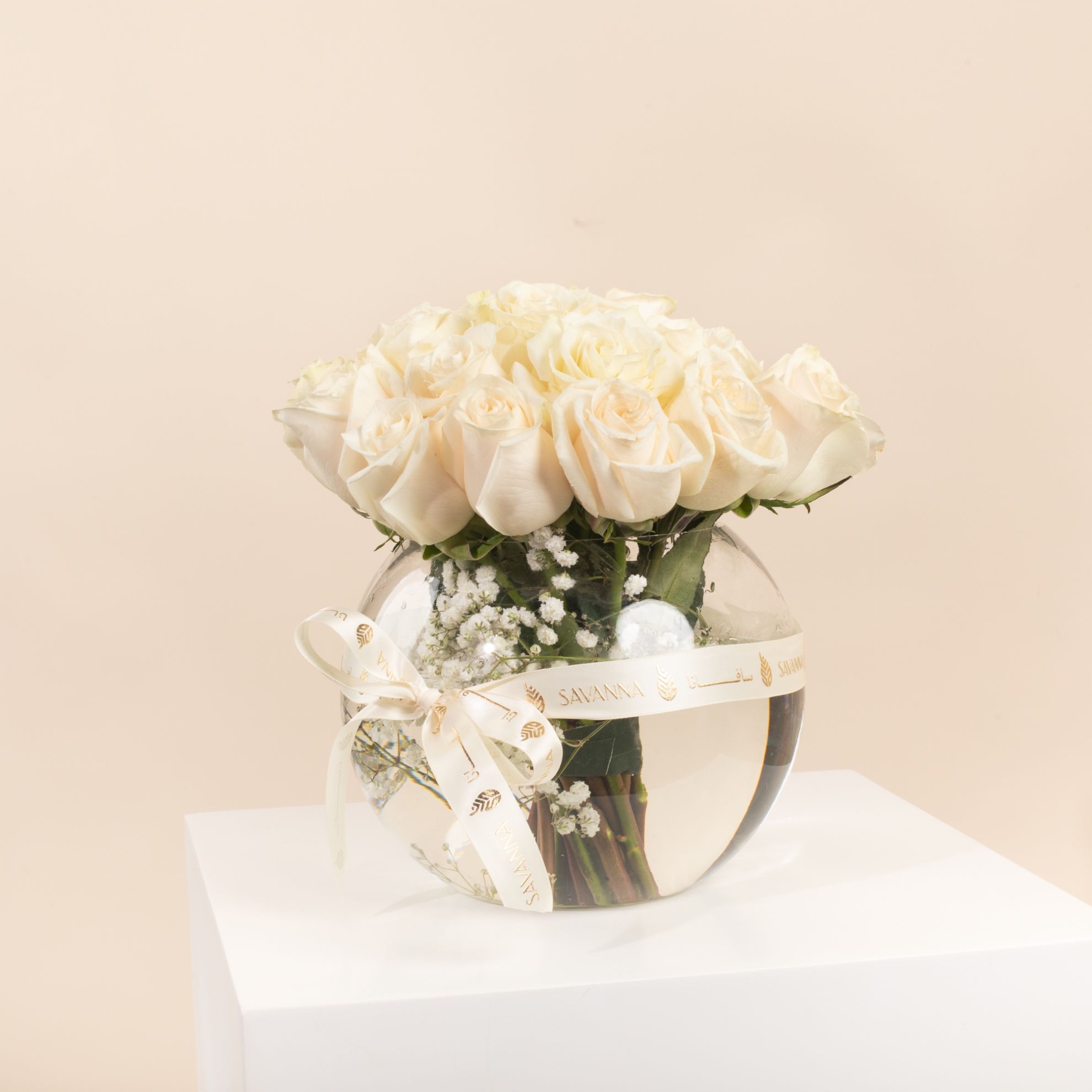 Picture of Graduation Vase |20 White Roses