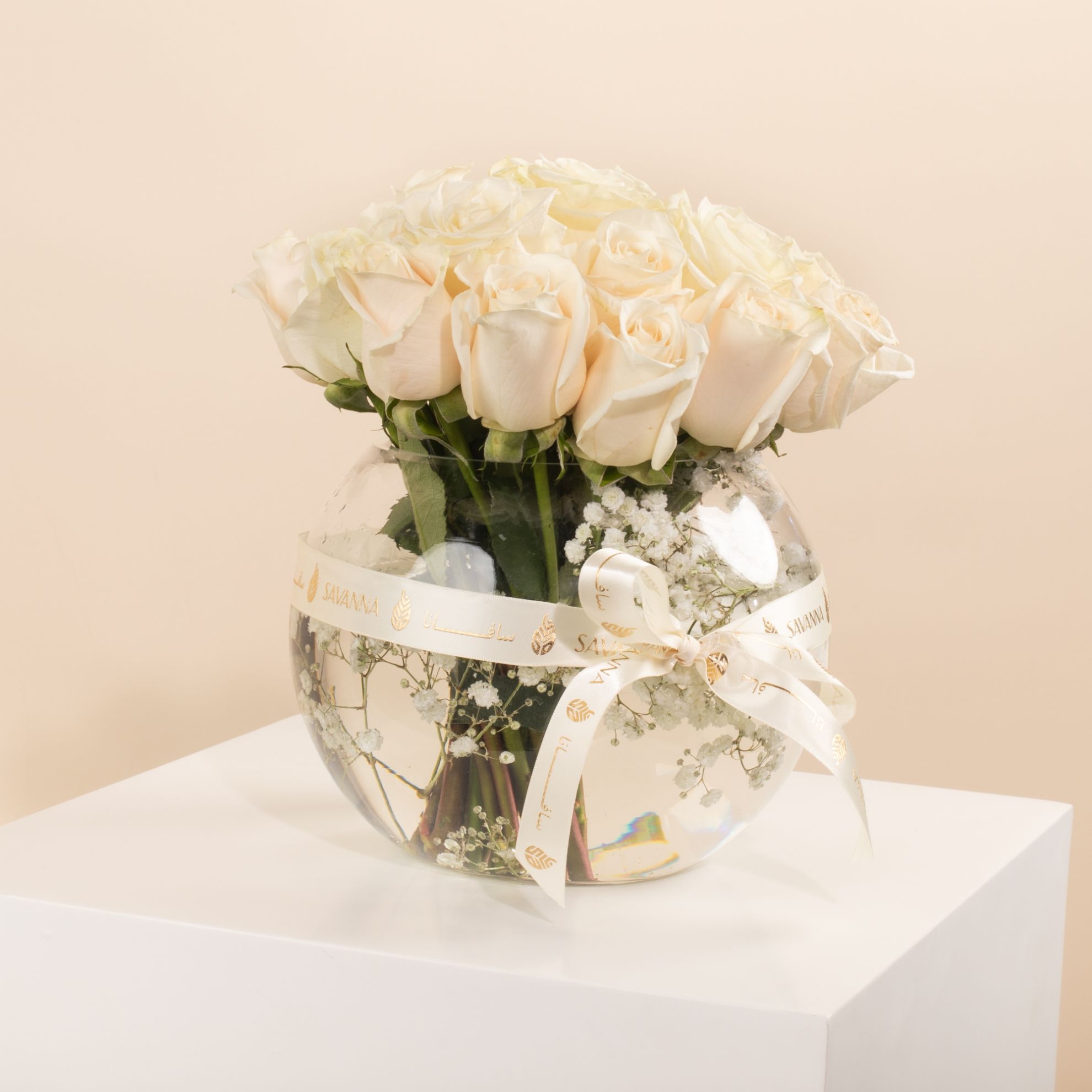 Picture of Graduation Vase |20 White Roses