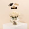 Picture of Graduation Vase |20 White Roses