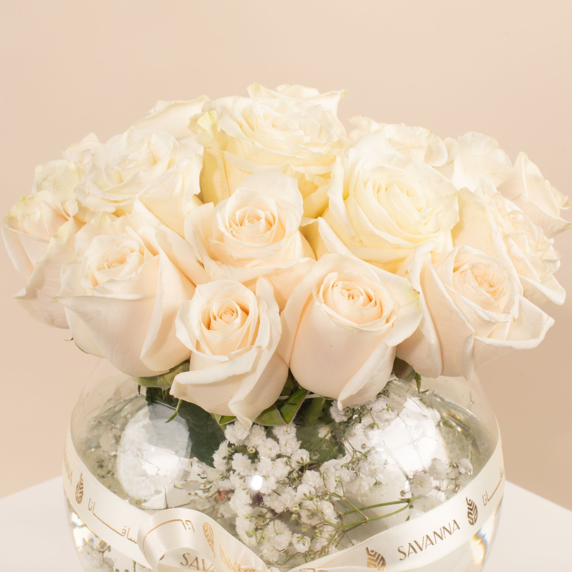 Picture of Graduation Vase |20 White Roses