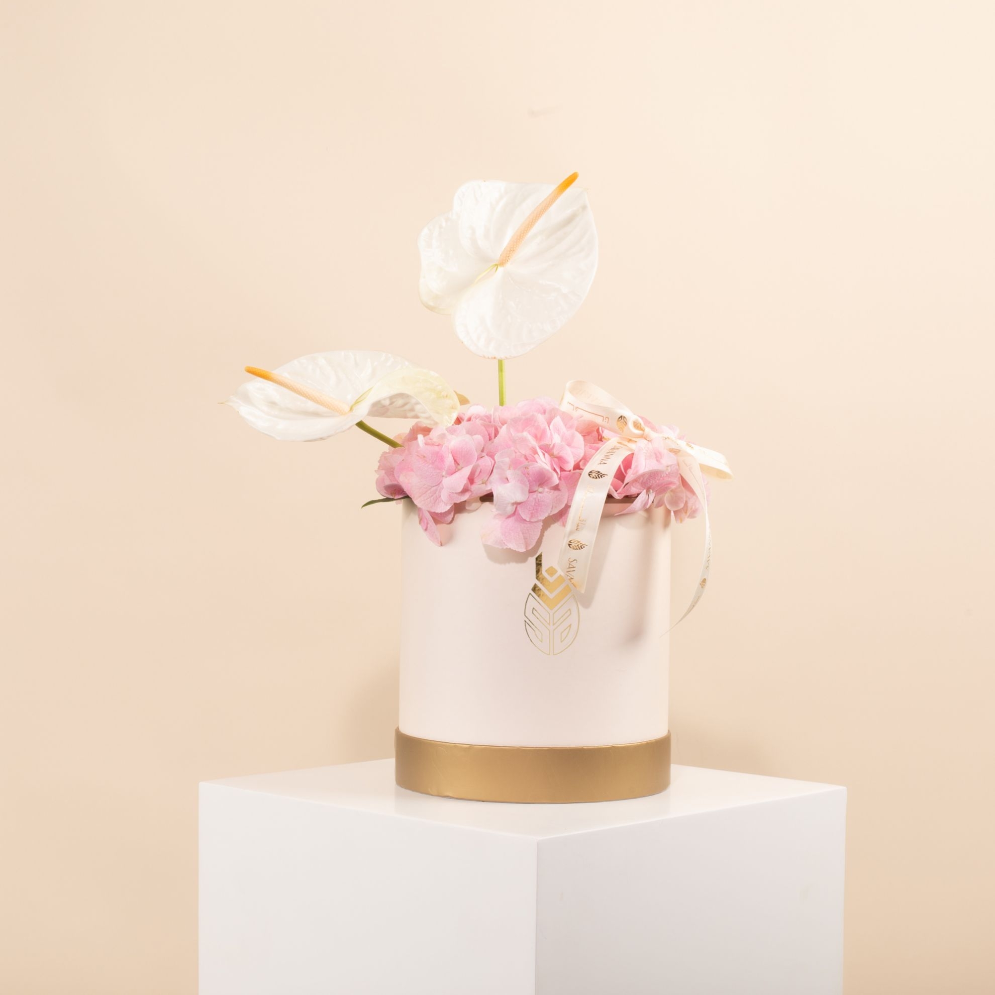 Picture of Graduation Flowers Box |Hydrangea Pink