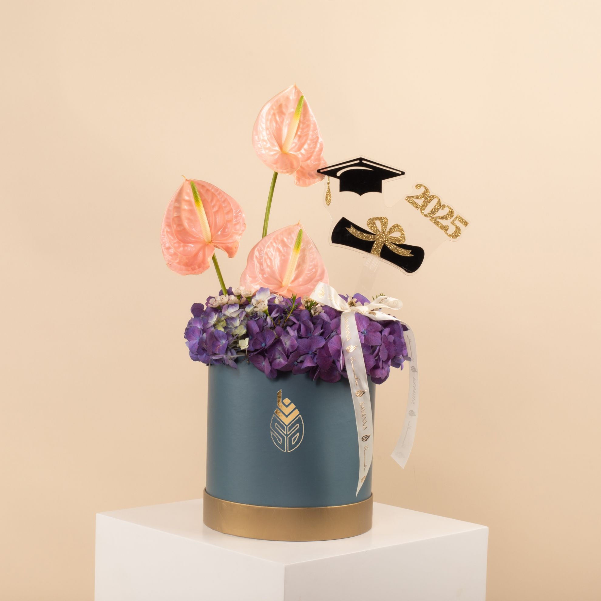 Picture of Graduation box |Anthurium Pink