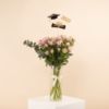 Picture of Graduation vase |Baby Rose Purple