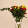 Picture of Graduation vase | Baby Rose Red & Yellow