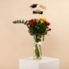Picture of Graduation vase | Baby Rose Red & Yellow