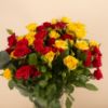 Picture of Graduation vase | Baby Rose Red & Yellow