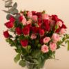 Picture of Graduation Vase |Baby Rose red & pink