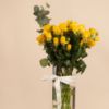Picture of Graduation Vase |Baby Rose Yellow