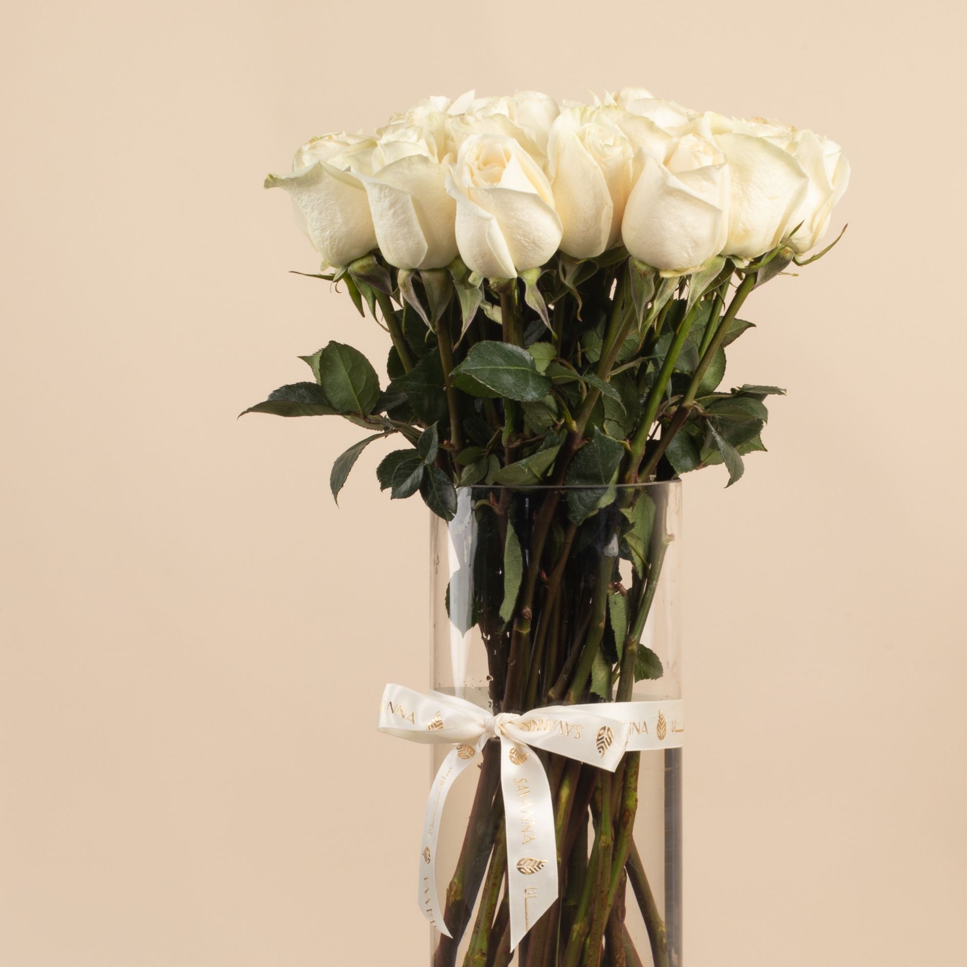 Picture of Graduation Vase | White roses