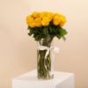 Picture of Graduation Vase | Yellow Roses