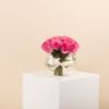 Picture of Savanna  Vase /20 Pink Fuchsia Roses