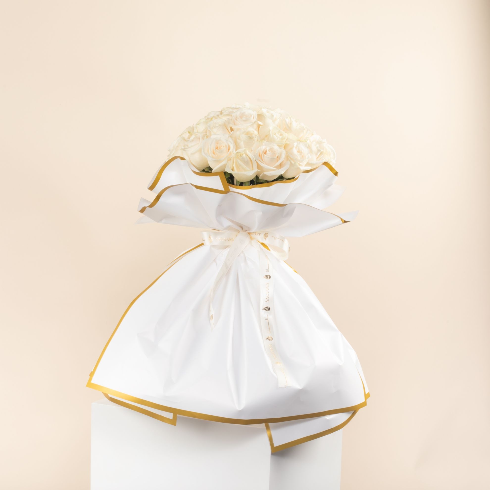 Picture of Hnad Bouquet|35 White roses