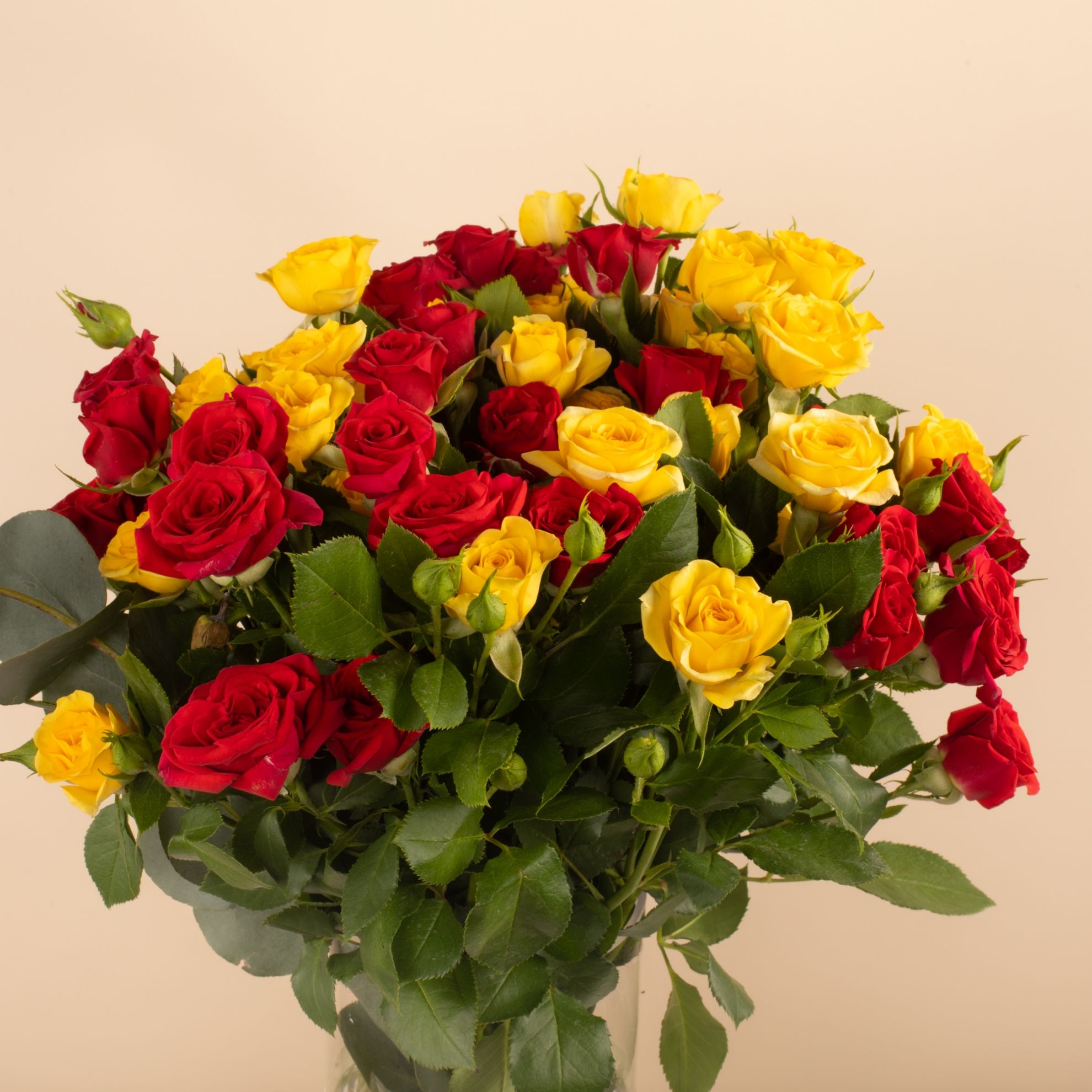 Picture of Savanna Vase | Baby Rose Red & Yellow