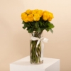 Picture of Savanna  Vase | Yellow Roses