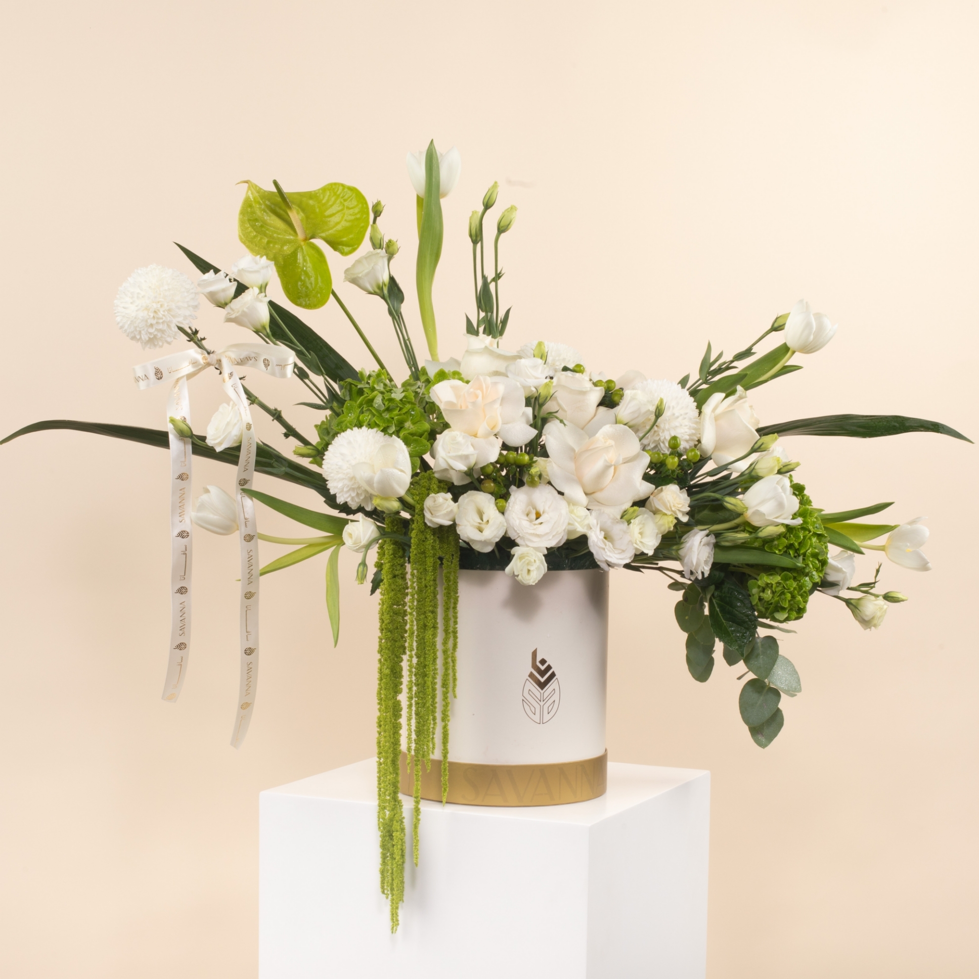 Picture of Savanna Flowers Box White Roses