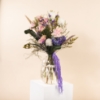 Picture of Savanna Glass Vase  | Purple Amaranthus
