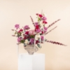 Picture of Savanna Glass Vase Purple Roses