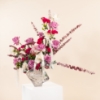 Picture of Savanna Glass Vase Purple Roses