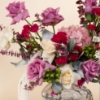 Picture of Savanna Glass Vase Purple Roses
