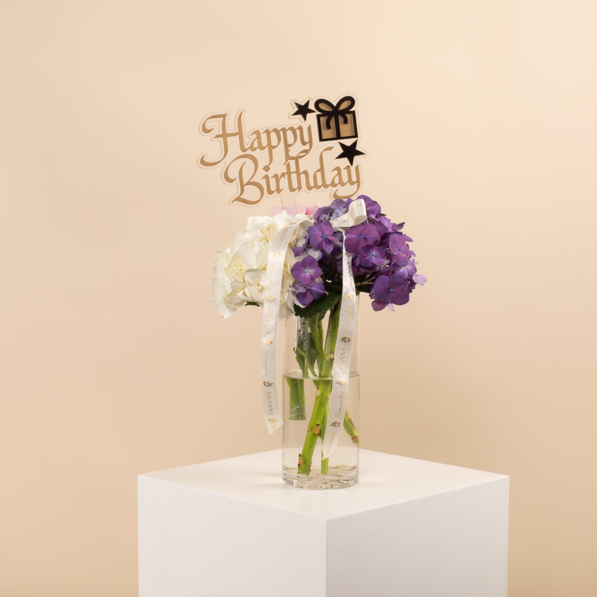 Picture of Birthday Hygrangea vase