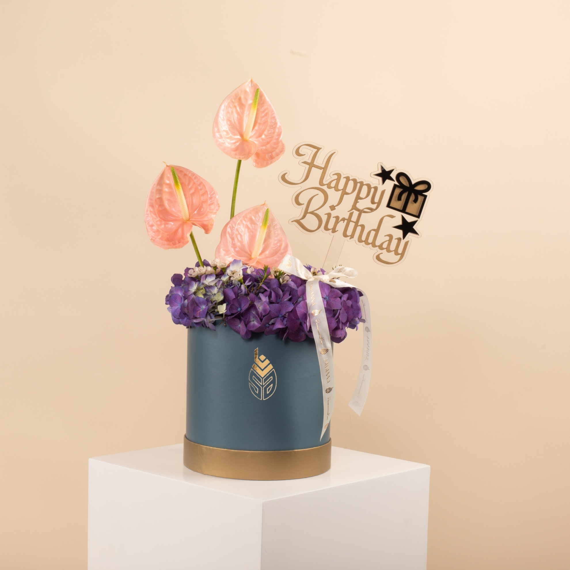 Picture of Birthday Box |Anthurium Pink