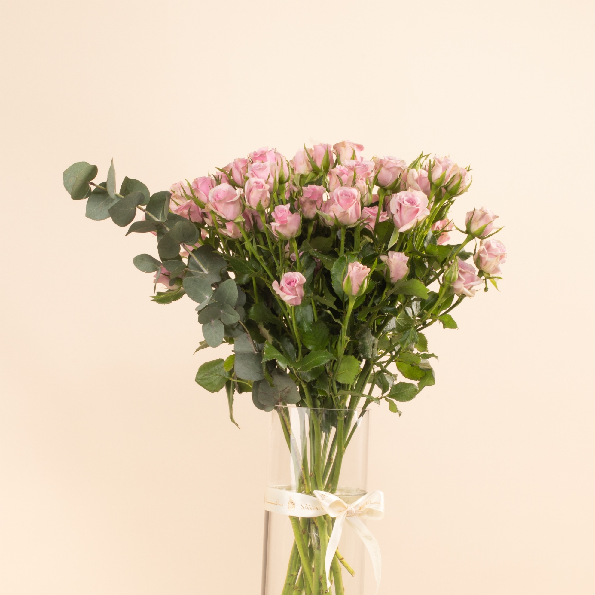 Picture of Birthday  Vase |Baby Rose Purple