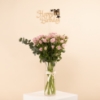 Picture of Birthday  Vase |Baby Rose Purple