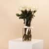 Picture of Birthday  Vase |  25 white Roses